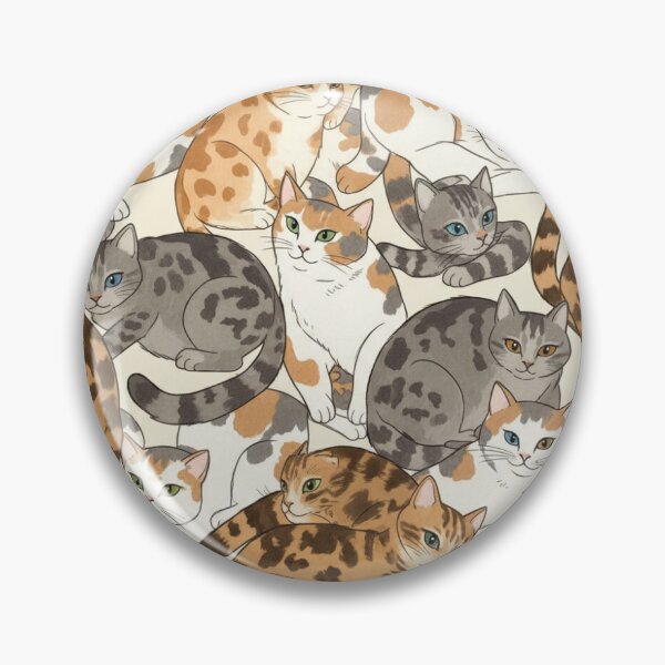 Artikelvorschau, Tabby cats in seamless pattern entworfen und verkauft von NandoNeko (Meow Market).