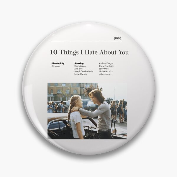 Item preview, 10 Things I Hate About You Alternative Minimalist Movie Poster 90'S designed and sold by JanineSauter.
