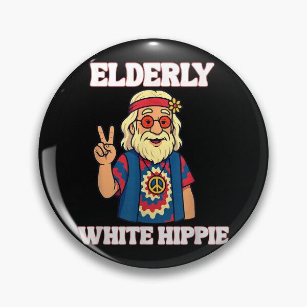 Item preview, Elderly White Hippie Trending Saying designed and sold by AMBERBUFORD.