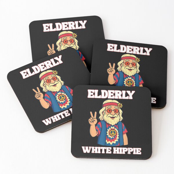 Item preview, Elderly White Hippie Trending Saying designed and sold by AMBERBUFORD.