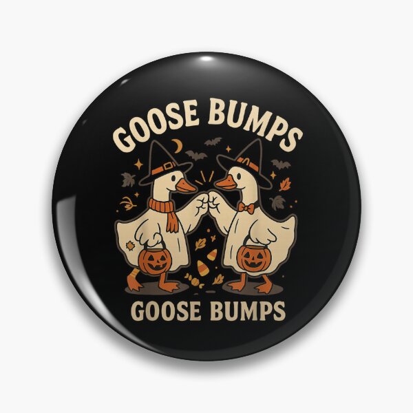 Item preview, Goose Bumps Halloween Geese Fist Bump designed and sold by AMBERBUFORD.