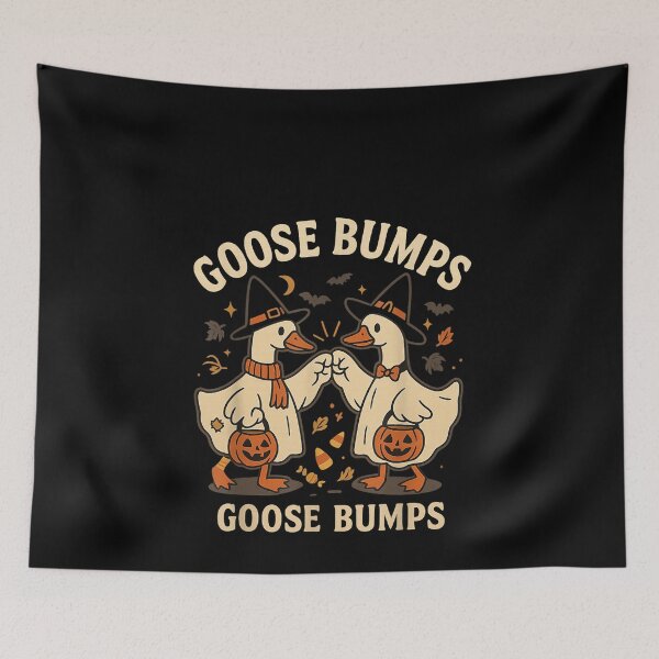 Item preview, Goose Bumps Halloween Geese Fist Bump designed and sold by AMBERBUFORD.