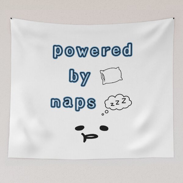 Item preview, Powered by Naps – Low Battery Club Art designed and sold by mintmono-studio.