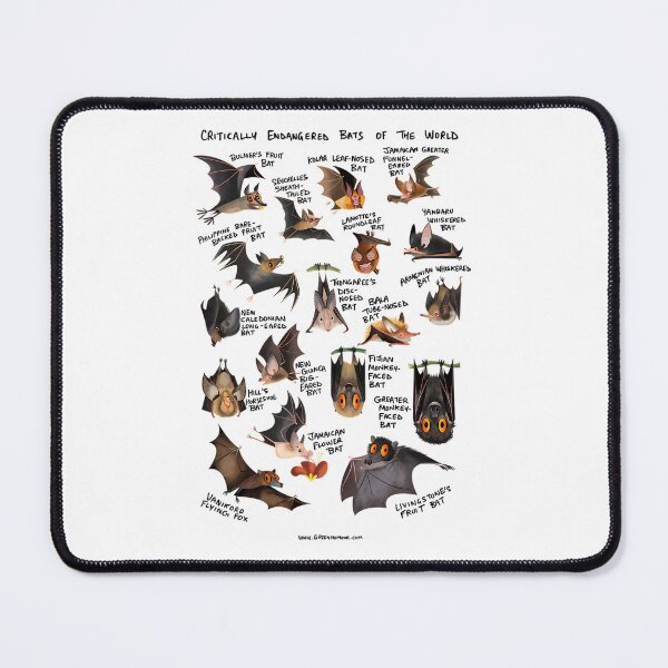 Item preview, Critically Endangered Bats Of The World designed and sold by JuergenBinde.