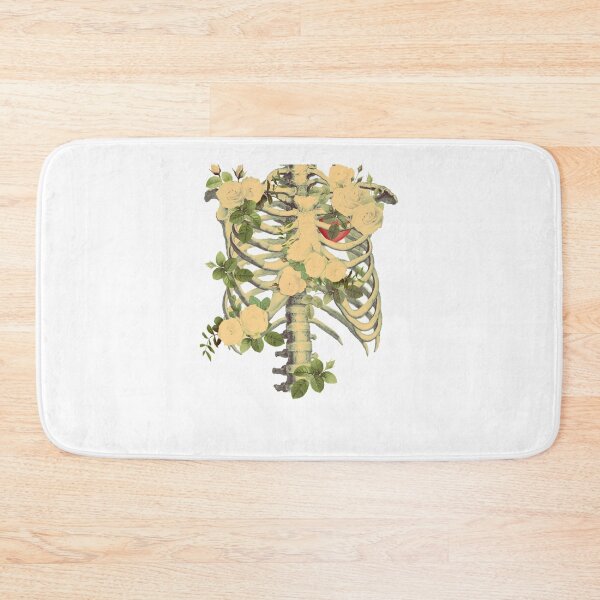 Item preview, Anatomy-Ribcage-Rib-Cageskeleton-White-Roses designed and sold by RudolphPietsch.