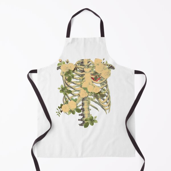 Item preview, Anatomy-Ribcage-Rib-Cageskeleton-White-Roses designed and sold by RudolphPietsch.