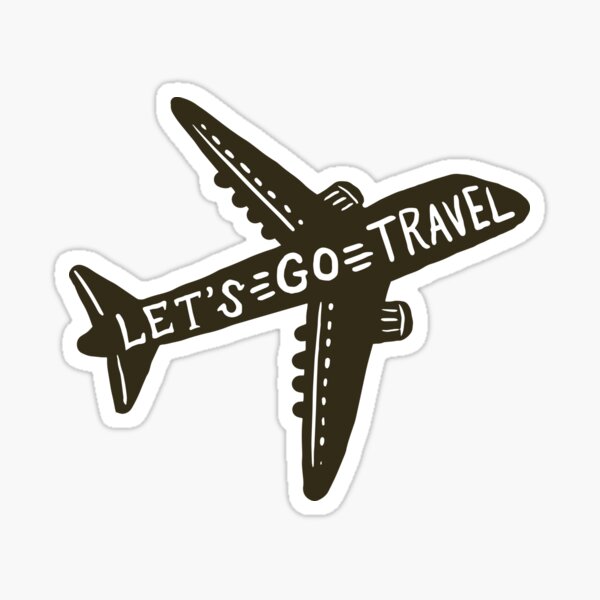Item preview, Let´s go travel airplane designed and sold by bainermarket.