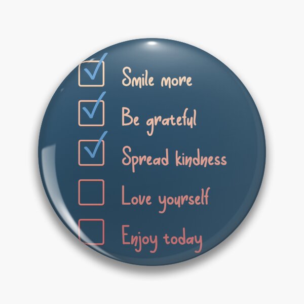 Item preview, Daily Positivity (Navy) designed and sold by Botaniq Studio.