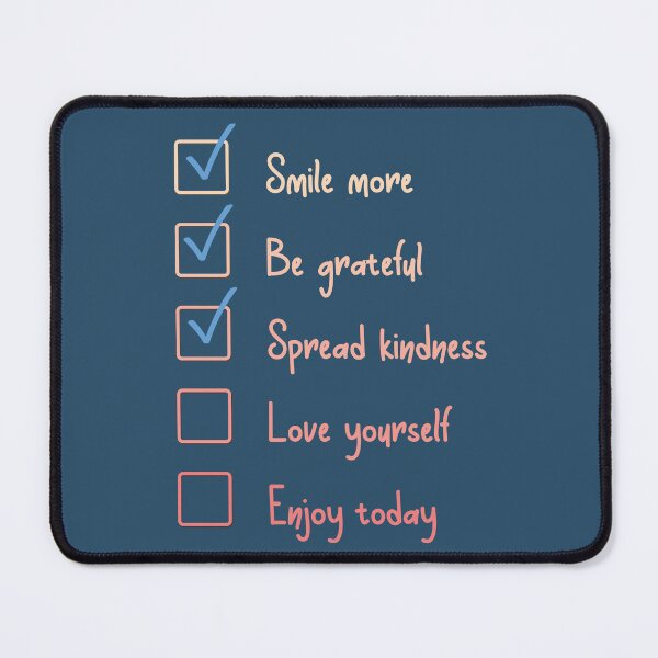 Item preview, Daily Positivity (Navy) designed and sold by Botaniq Studio.