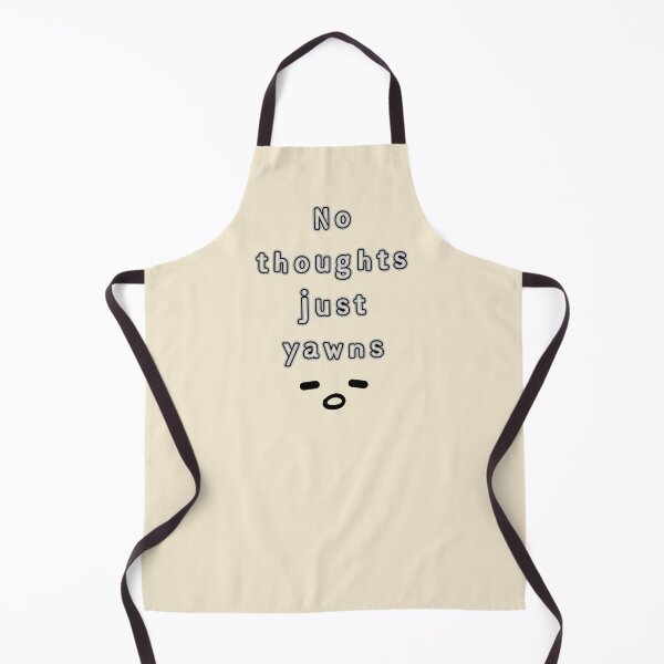 Item preview, No Thoughts Just Yawns – Minimal Low Battery Club Design designed and sold by mintmono-studio.