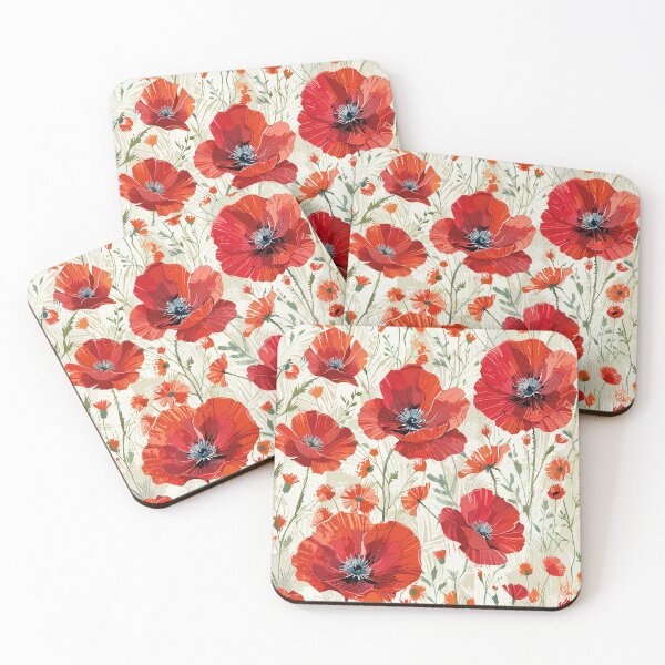 Item preview, Poppies Painting designed and sold by CoolPixels.