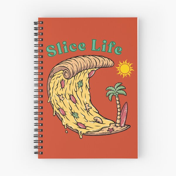 Item preview, Slice Life Pizza Wave T-Shirt designed and sold by Ivy Luxe.