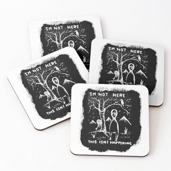 Item preview, How to Disappear Completely - Painted illustrated lyrics  designed and sold by bangart.