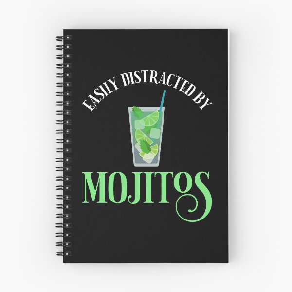 Item preview, Easily Distracted By Mojitos designed and sold by Cat Lady Designs.