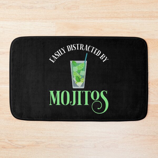 Item preview, Easily Distracted By Mojitos designed and sold by Cat Lady Designs.