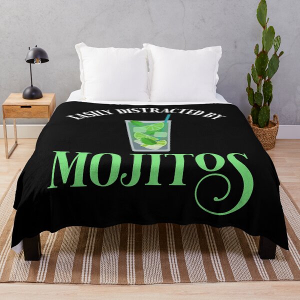 Item preview, Easily Distracted By Mojitos designed and sold by Cat Lady Designs.