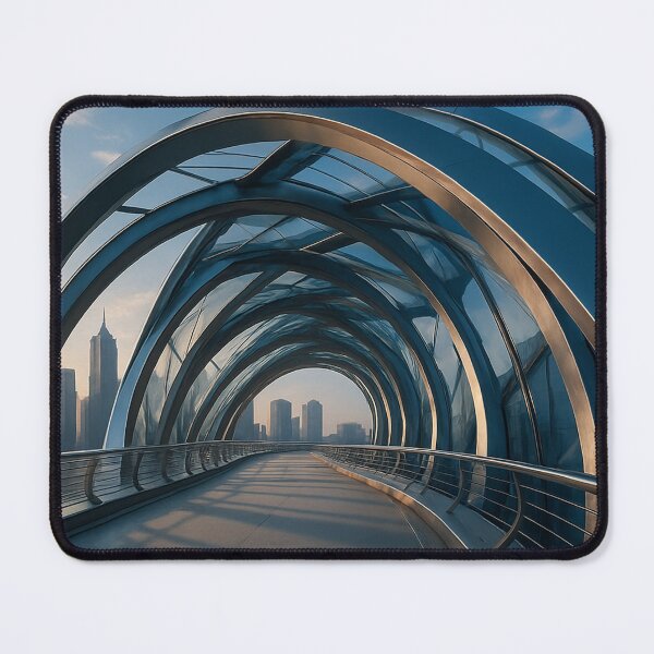 Item preview, Futuristic steel bridge architecture with sweeping curves designed and sold by Combat Skies.
