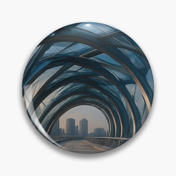 Item preview, Futuristic steel bridge architecture with sweeping curves  designed and sold by Combat Skies.