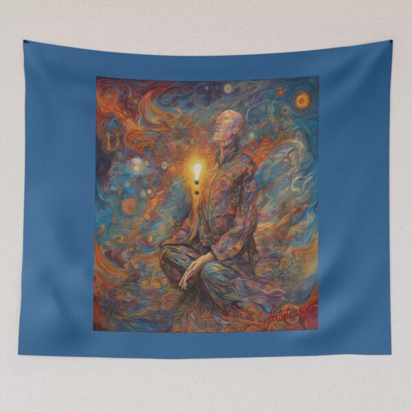 Item preview, "Inner Light: Meditative Journey in a Psychedelic Vortex" designed and sold by Artisticanvas.