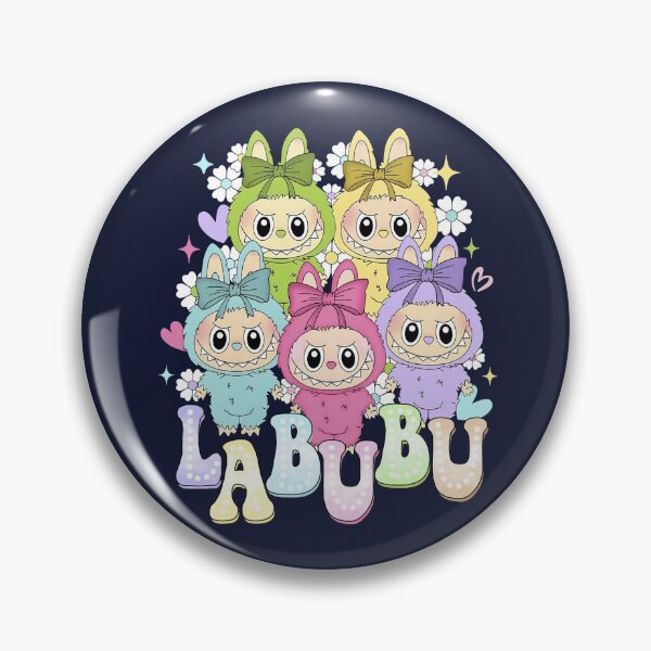 Item preview, Labubu Cute Cartoon Dolls Anime Chibi Style designed and sold by Terahsharris.