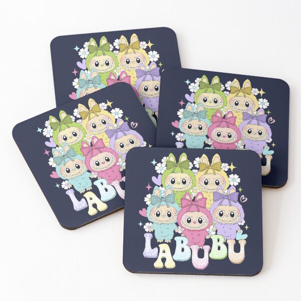 Item preview, Labubu Cute Cartoon Dolls Anime Chibi Style designed and sold by Terahsharris.