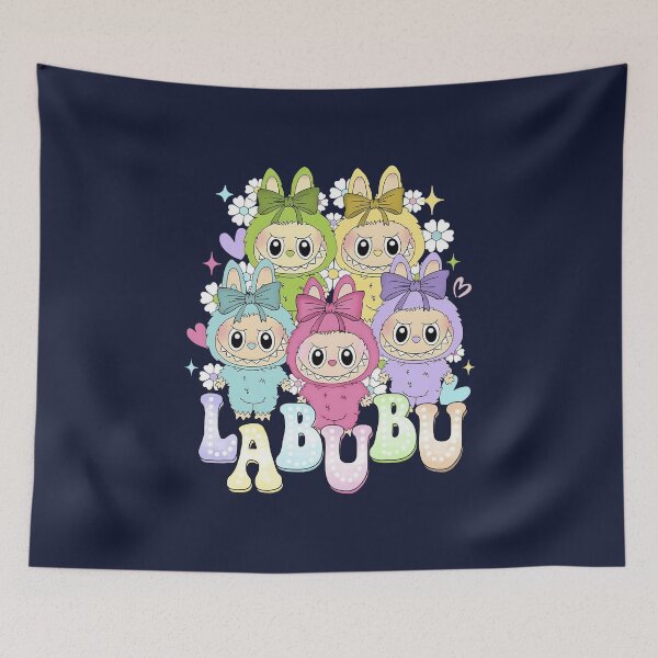 Item preview, Labubu Cute Cartoon Dolls Anime Chibi Style designed and sold by Terahsharris.