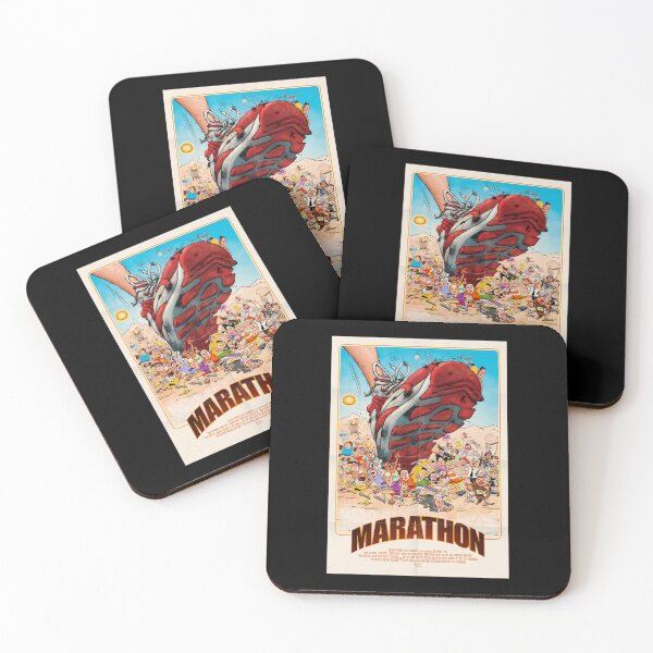 Item preview, 70S80S Retro Movie Poster  Marathon Comedy Film designed and sold by DomenicoBraun.