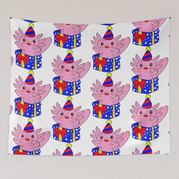 Item preview, axolotl Happybirthday designed and sold by Pe.peach.