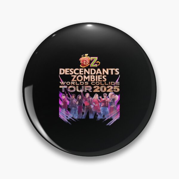 Item preview, Descendants Zombies Worlds Collide Tour 2025 designed and sold by ErinFahlgd20.