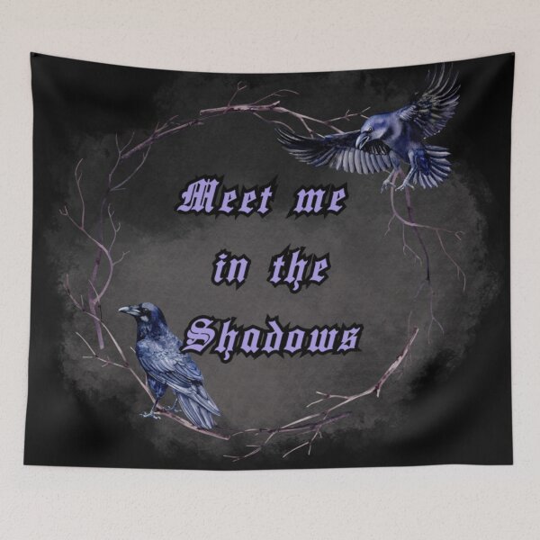 Item preview, Meet Me in the Shadows - Ravens designed and sold by Ravenna's Crypt.