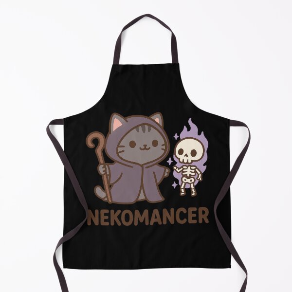 Item preview, Kawaii Necromancer Cat – Nekomancer Summoning Cute Skeleton designed and sold by Dream Machine.