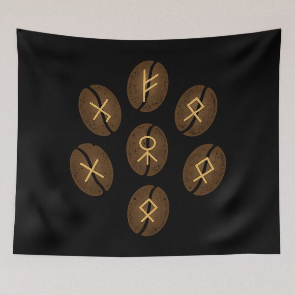 Item preview, Runes Of Caffeine  Mystical Coffee Bean Circle For Witchcraft Lovers Fantasy Fans  Coffee Drinkers designed and sold by Lacy2Donne.