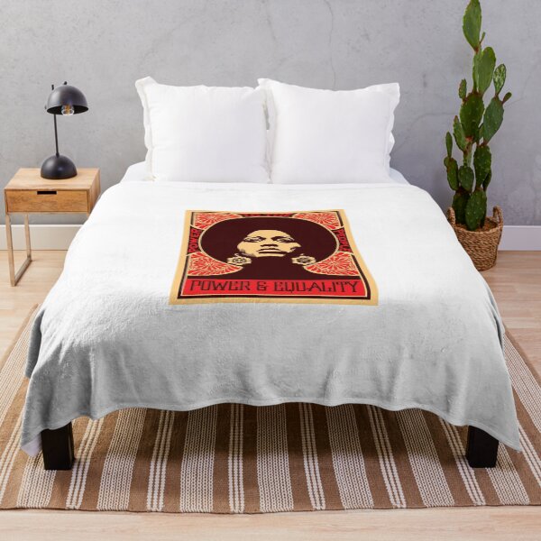 Item preview, Angela Davis Power To The People Poster 1971 designed and sold by HerbertMartinn.