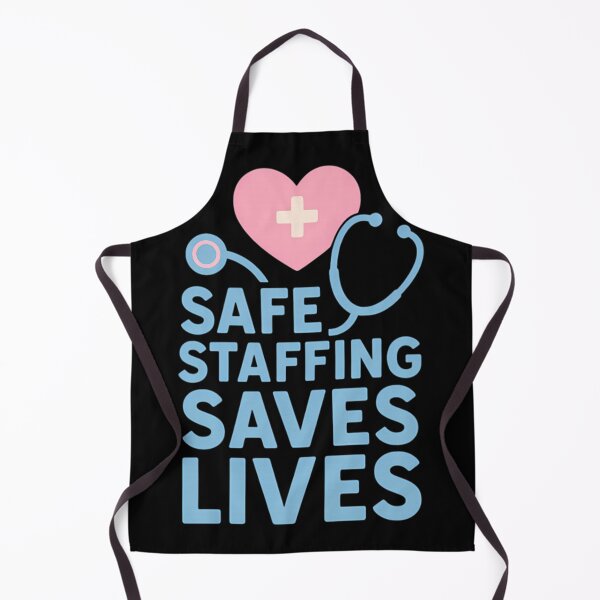Item preview, Safe Staffing Saves Lives Cute Pastel Nurse Support T-Shirt designed and sold by Lacy2Donne.