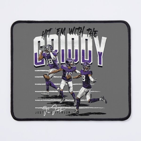 Item preview, Hit them wit Justin Jefferson designed and sold by jennyjeffried.
