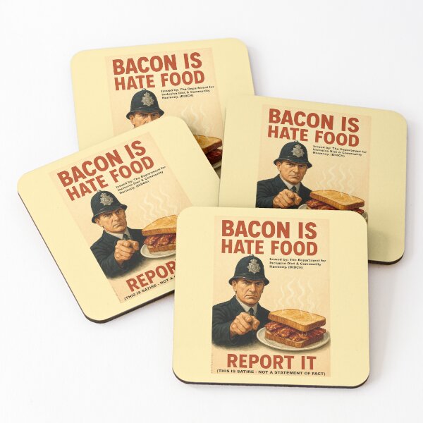 Artikelvorschau, Speck ist Hass-Essen entworfen und verkauft von Pictures With A Message.
