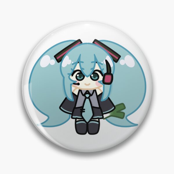 Item preview, Cute Mini Miku - Colored Outline designed and sold by 01basil.