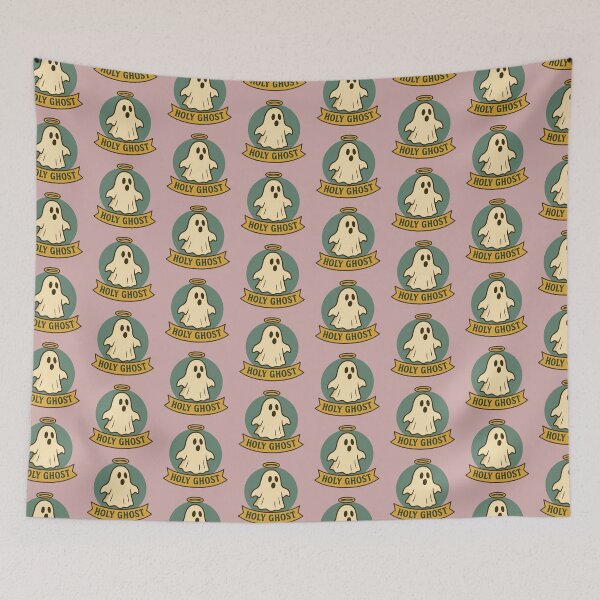 Item preview, Holy Ghost – Cute Retro Badge with Halo designed and sold by hangmeart.