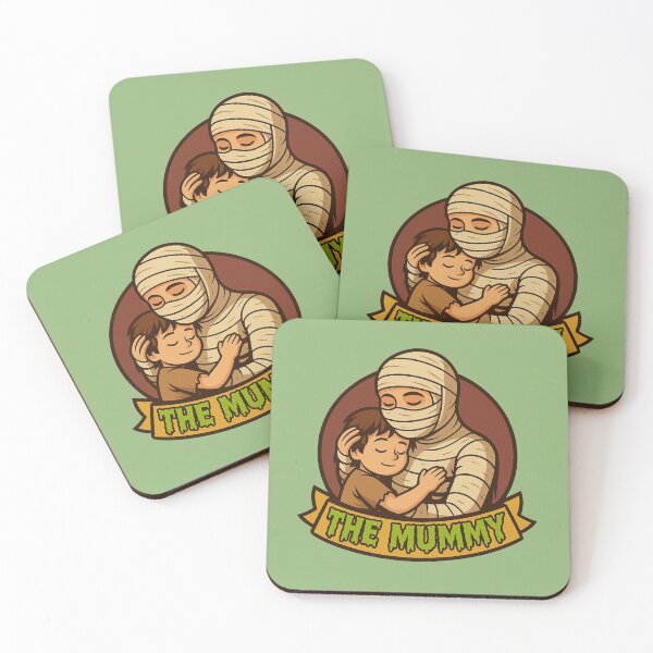 Item preview, The Mummy – Cute Retro Badge Hug Design designed and sold by hangmeart.