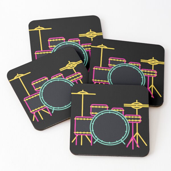 Item preview, Neon Drum Kit designed and sold by JeroenCrackles.