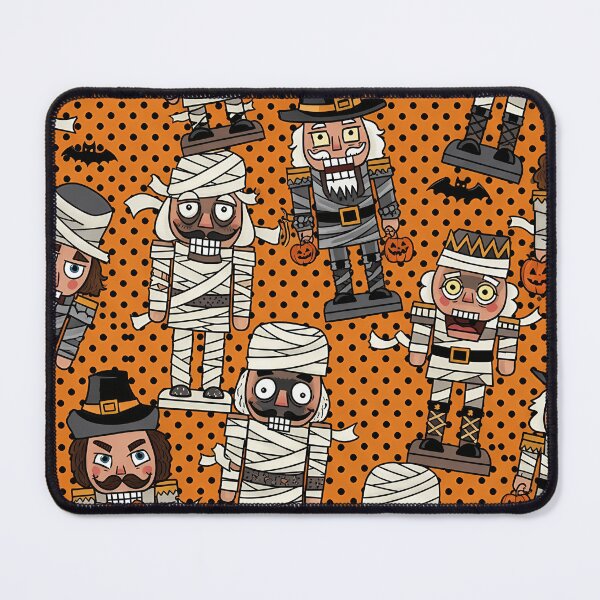 Item preview, Funny Mummy Nutcracker Halloween Seamless Pattern designed and sold by ThomasHuntsberr.