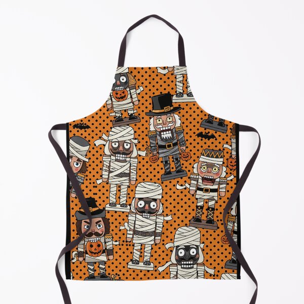 Item preview, Funny Mummy Nutcracker Halloween Seamless Pattern designed and sold by ThomasHuntsberr.