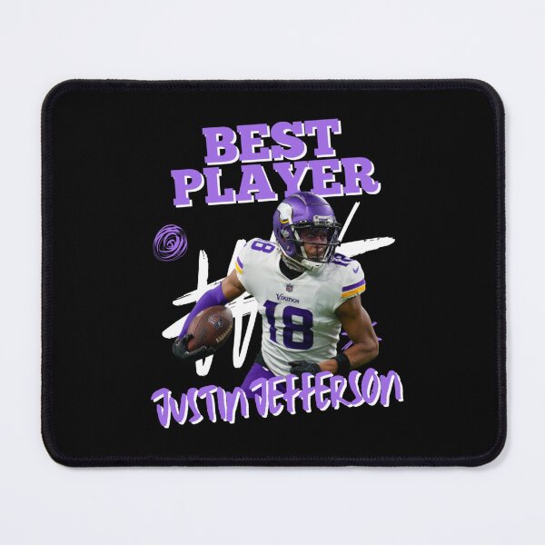 Artikelvorschau, Sieg der Minnesota Vikings: Justin Jefferson in Aktion entworfen und verkauft von jennyjeffried.