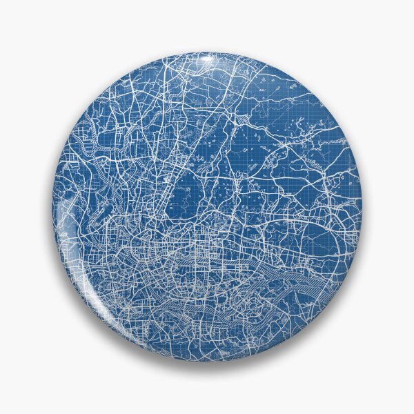 Item preview, Guangzhou City Map of Guangdong, China - Blueprint designed and sold by deMAP.