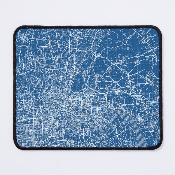 Item preview, Guangzhou City Map of Guangdong, China - Blueprint designed and sold by deMAP.