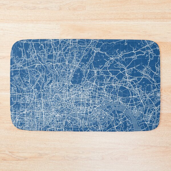 Item preview, Guangzhou City Map of Guangdong, China - Blueprint designed and sold by deMAP.