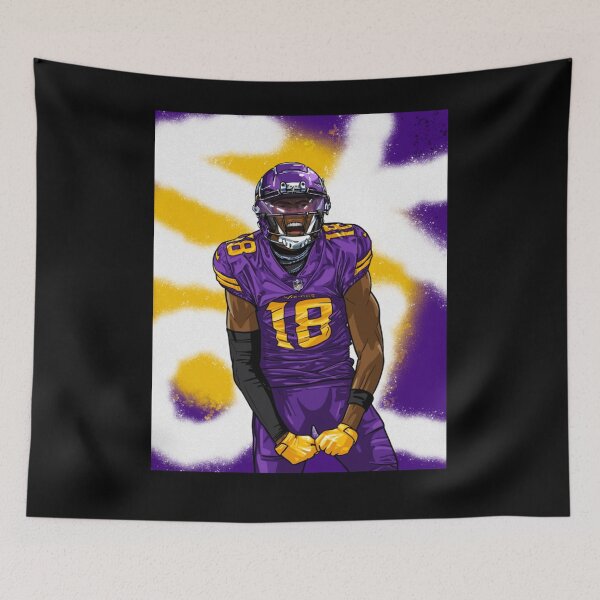 Item preview, Justin Jefferson Vikings Skol designed and sold by jennyjeffried.