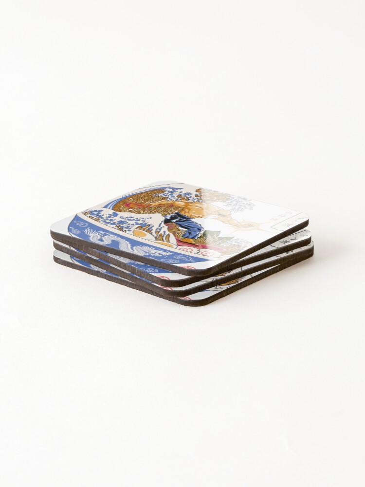 Thumbnail 4 of 5, Coasters (Set of 4), Ramen Roshi designed and sold by Rahuowe.