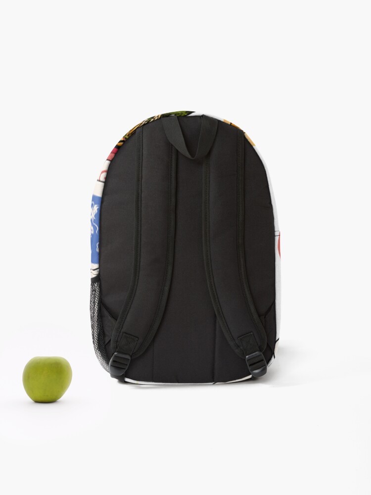 Thumbnail 2 of 3, Backpack, Ramen Roshi designed and sold by Rahuowe.