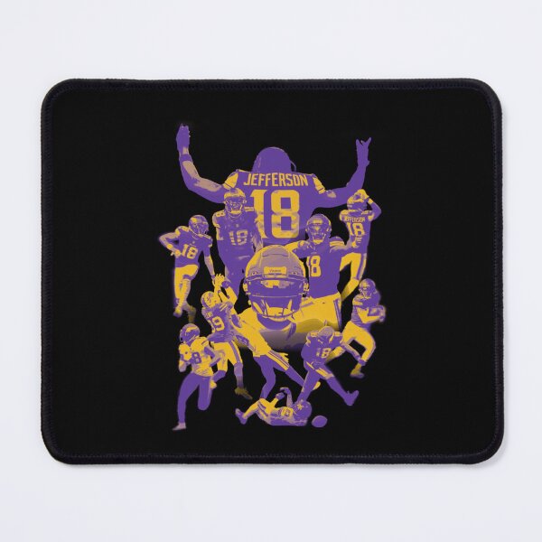 Item preview, Justin Jefferson MVP - Purple Gold designed and sold by jennyjeffried.
